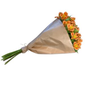 Orange Alstroemeria im Bund