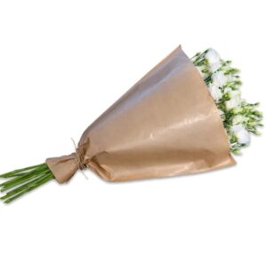 Weisse Lisianthus im Bund