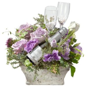 Tête-à-tête mit Prosecco Albino Armani DOC (20cl) und zwei Flûte-Gläser