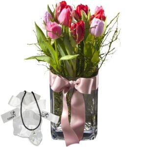 Tulpenprinzessin (inkl. Vase), mit Kristallherz von Swarovski®