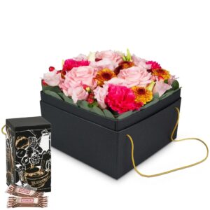 Blumenbox «Rio» (15 cm) mit Minor Split in trendiger Geschenkbox