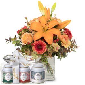 Lilien-Harmony mit Gottlieber Tee Geschenk-Set