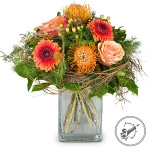 Blumenstrauss Schütze (23.11. - 21.12.)