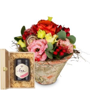 Blumiges "Küsschen" mit Schweizer Blütenhonig