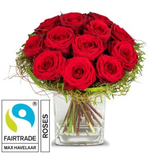 Kleine Rosenperle mit Fairtrade-Rosen Max Havelaar