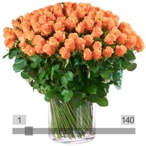 MyBouquet orange Rosen