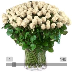 MyBouquet weisse Rosen