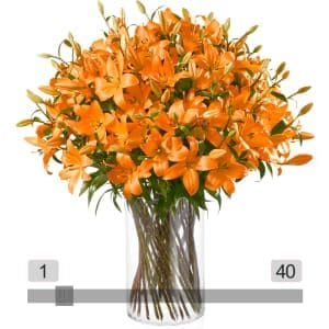 MyBouquet orange Lilien