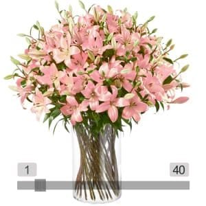 MyBouquet rosa Lilien