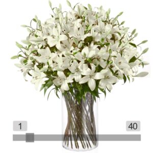 MyBouquet weisse Lilien