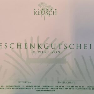 Individueller Gutschein